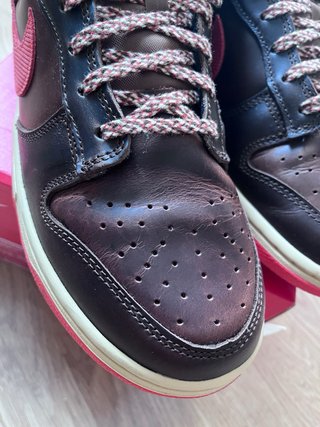 Nike Dunk Low Retro Marrón/Rojo