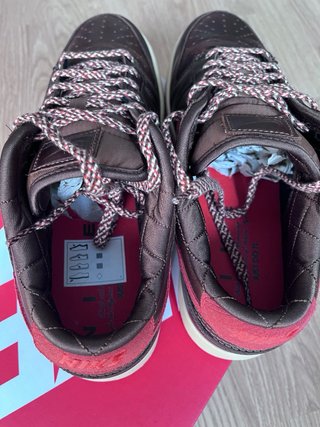 Nike Dunk Low Retro Marrón/Rojo