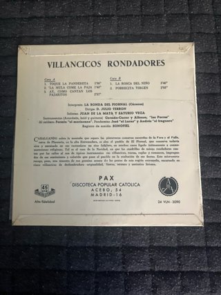 5 Discos singles de Villancicos