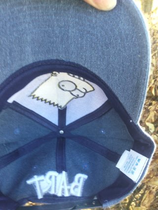 Gorra Bart Simpson Vintage Azul