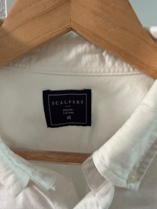 Camisa Scalpers Blanca Talla M