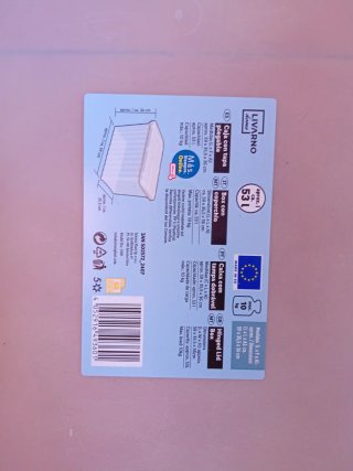 Dos cajas de almacenaje plástico 53L transparentes