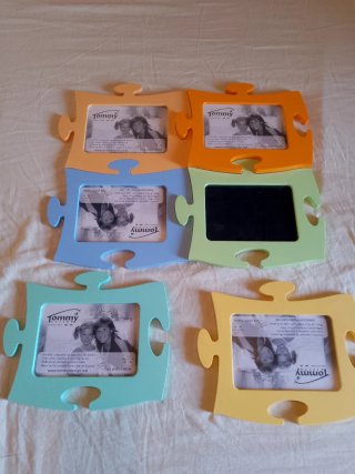Cornice portafoto colorata in plastica