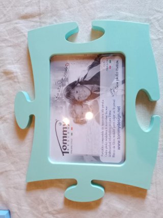 Cornice portafoto colorata in plastica