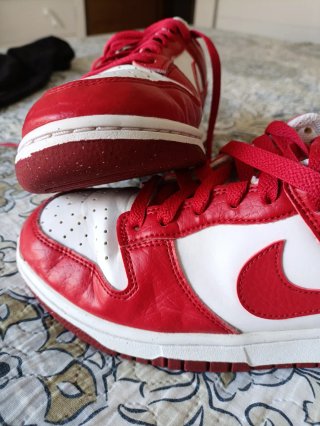 Zapatillas Nike Dunk Rojas y Blancas