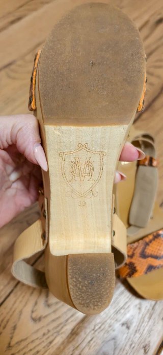 Sandalias Massimo Dutti Piel Serpiente