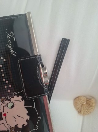 Monedero Betty Boop Negro con Rojo