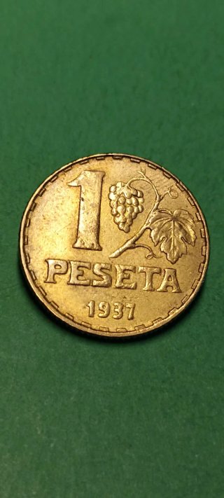 Peseta 1937.