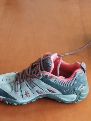 Zapatillas Trekking Mujer Gris/Rosa