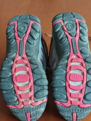 Zapatillas Trekking Mujer Gris/Rosa