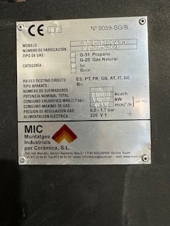 Horno Industrial a Gas MIC - Gran Capacidad
