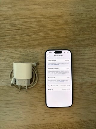 iPhone 16 Pro Negro + Cargador + Caja