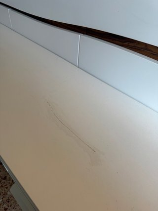 Mueble TV Ikea Blanco y Madera