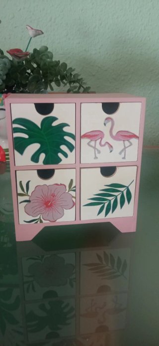 Joyero 4 cajones con dibujos