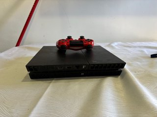 PS4 Slim + Mando Dualshock 4 Rojo