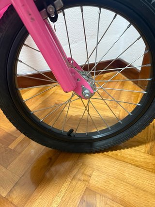 Bicicleta infantil rosa