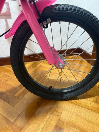 Bicicleta infantil rosa