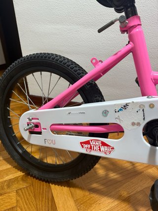 Bicicleta infantil rosa