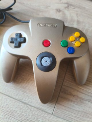 Mando Nintendo 64 Dorado Original