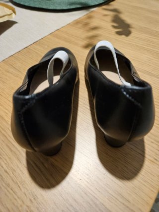 Zapatos de tacón flamenca negros,  número 33