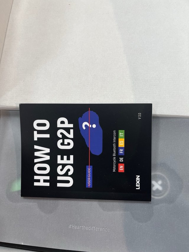 LEXIN 2X G2P Intercomunicador Casco Moto#004554
