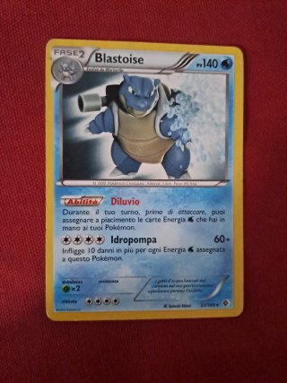 Carta Pokemon Blastoise Fase 2