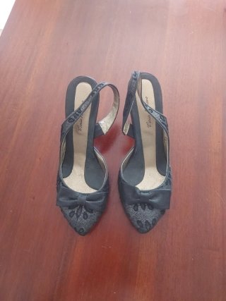 Zapatos de tacón negros T38