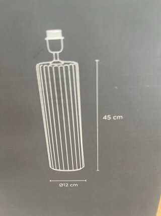 2 Lámparas de mesa sin estrenar