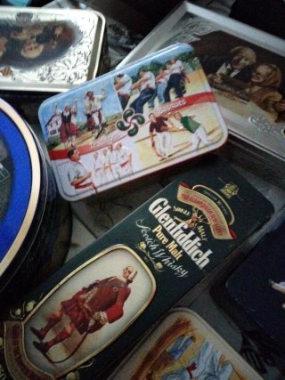 Lote Cajas Metálicas Varias