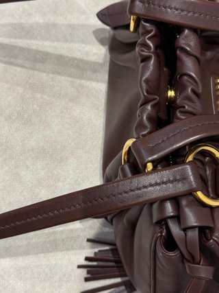 Borsa Miu Miu Joie in pelle nappa marrone Archivio 2006