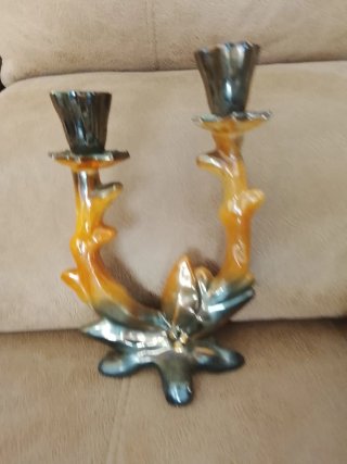 Candelabro de cerámica