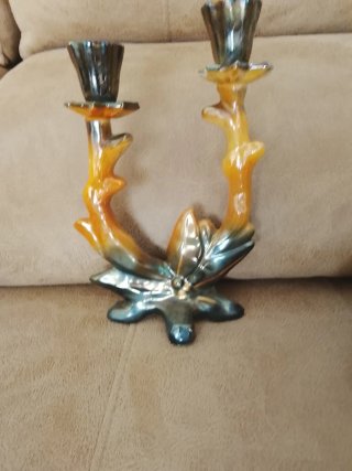Candelabro de cerámica