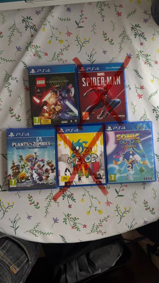 Lote 3 Juegos PS4