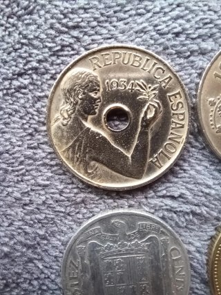 Lote 4 Monedas Antiguas España 1927-1953