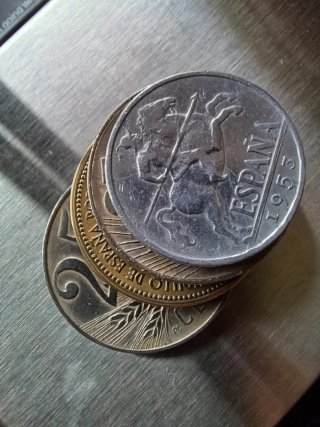 Lote 4 Monedas Antiguas España 1927-1953