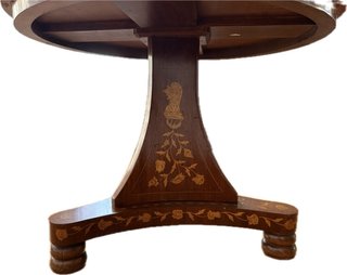 Premium Mesa redonda diseño antique madera