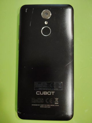 Teléfono Cubot Pantalla se ve con rallas