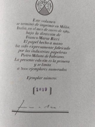 Libro de Franco María Ricci.Ciudades del amor