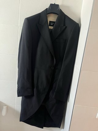 Chaqué Hombre Talla 40 Negro