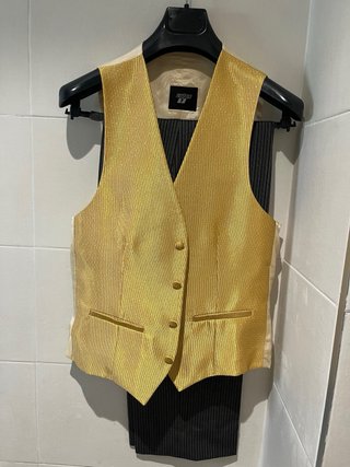 Chaqué Hombre Talla 40 Negro
