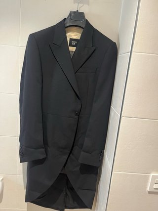 Chaqué Hombre Talla 40 Negro