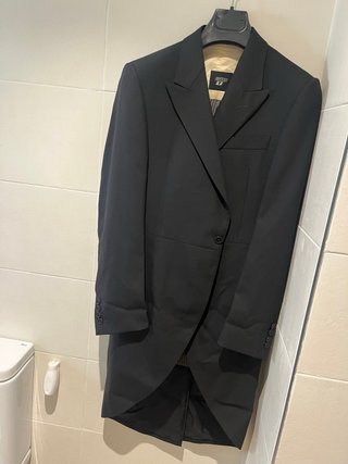 Chaqué Hombre Talla 40 Negro