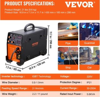 Máquina de soldar VEVOR