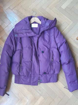 Cazadora North Sails bomber plumífero morado