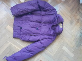 Cazadora North Sails bomber plumífero morado