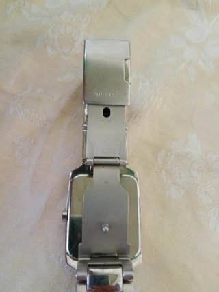 Orologio Fossil Uomo Quadrato Nero Argento