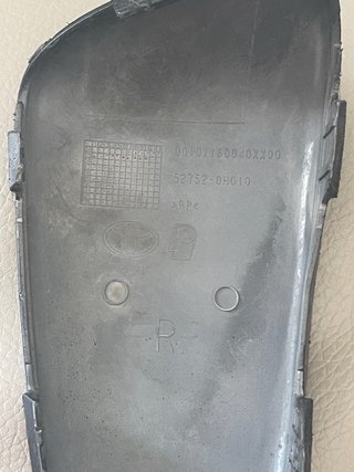 Plástico o moldura Parachoques Trasero Aygo