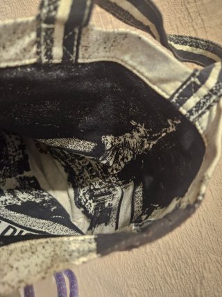 Borsa tote Christian Dior stoffa