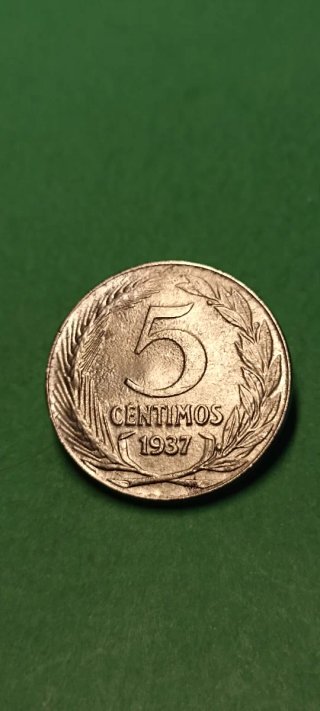 5 Céntimos 1937.
