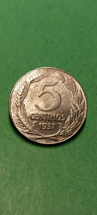 5 Céntimos 1937.